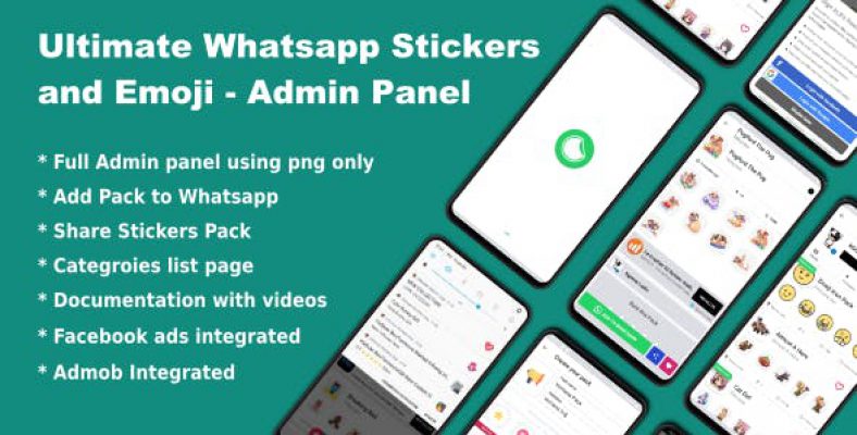 Ultimate whatsapp stickers and emoji nulled
