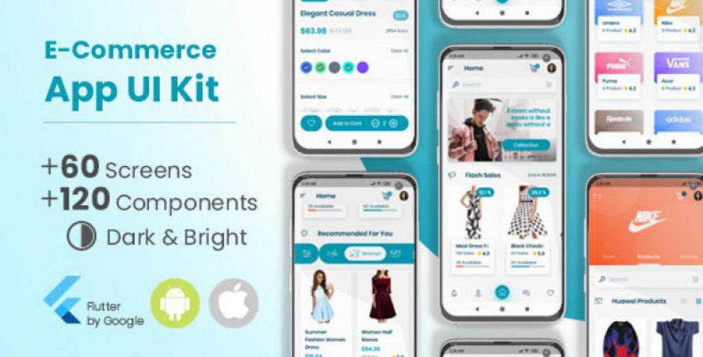 E-Commerce Flutter App UI Kit - Nulled