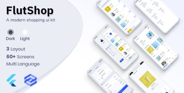 FlutShop – Flutter Shopping UI Kit - Nulled